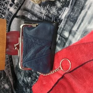 Small unbranded coin purse keychain